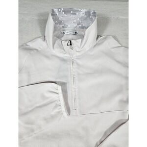 7 Diamonds Oxygenate Quarter Zip Pullover White Mens Small SPV-1026 NWT